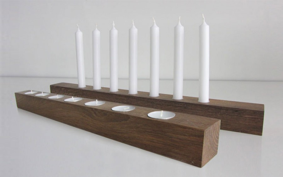 Kerzenhalter BRENNHOLZ Von Raumgestalt HolzDesignPur