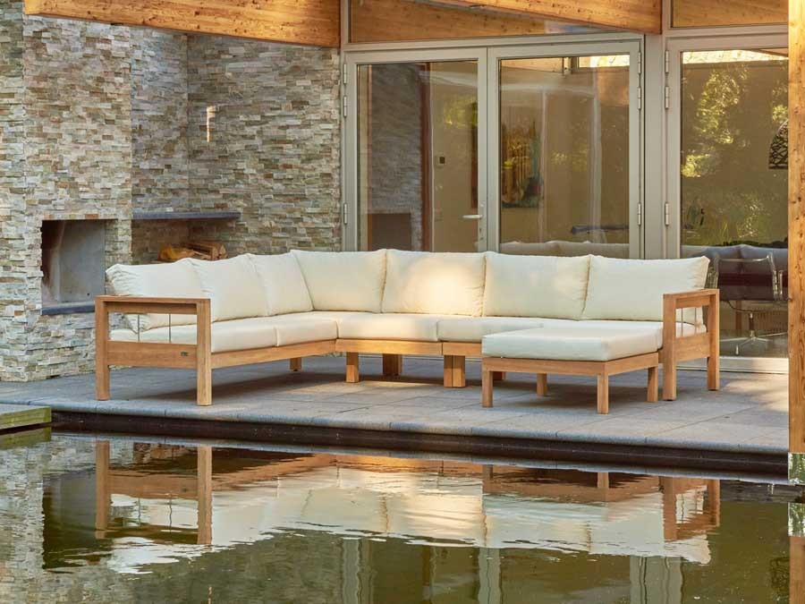 Gartensofa MAXIMA aus Holz von Traditional Teak | HolzDesignPur