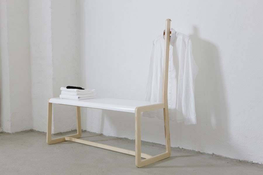 Moderne design bänke aus holz i holzdesignpur