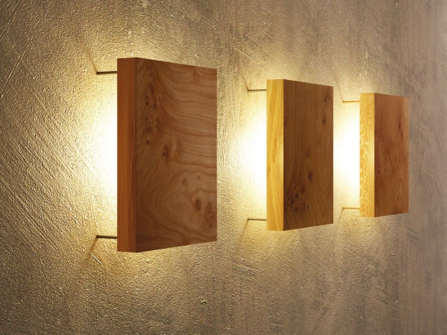 Wandlampe holz – Glas pendelleuchte modern