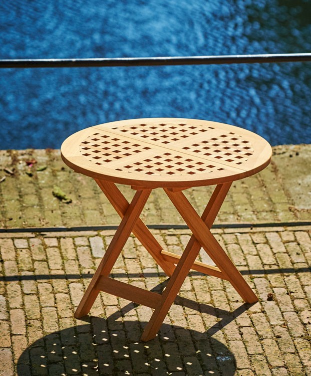 Runder Gartentisch LILLY von Traditional Teak I HolzDesignPur