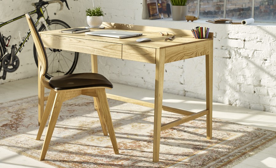 Schreibtisch Mit Schubladen Theo Medium Desk Von Sixay Holzdesignpur