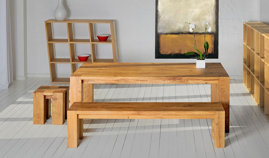 Sitzbank aus Holz - Die Bank TAURUS von vitamin design